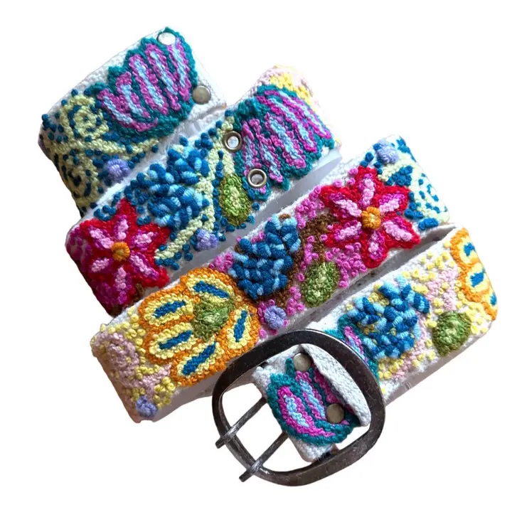 Peruvian Belts aqua star