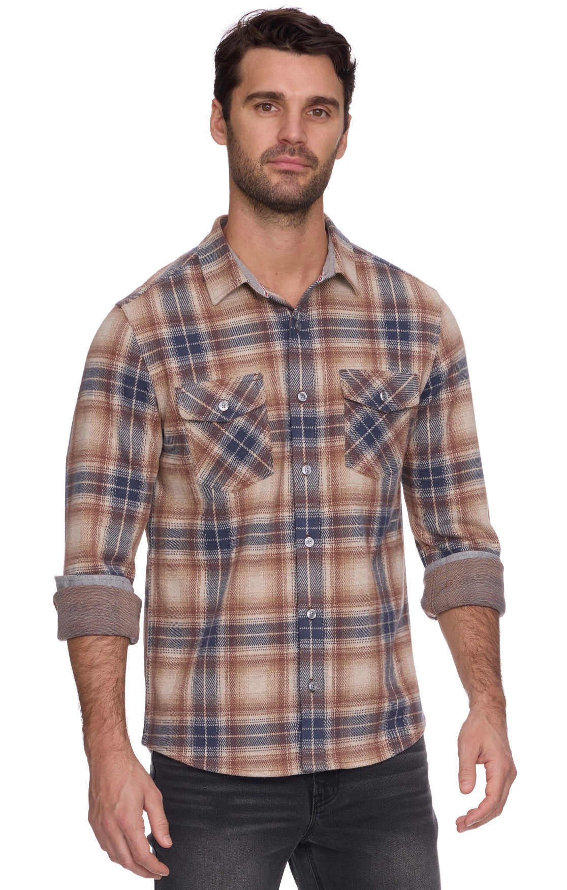 Odenville LS Hero Knit Flannel