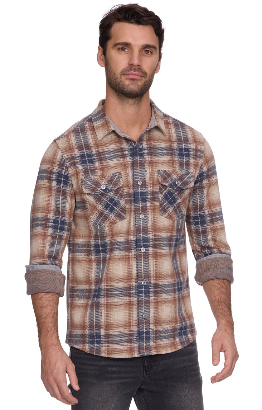 Odenville LS Hero Knit Flannel