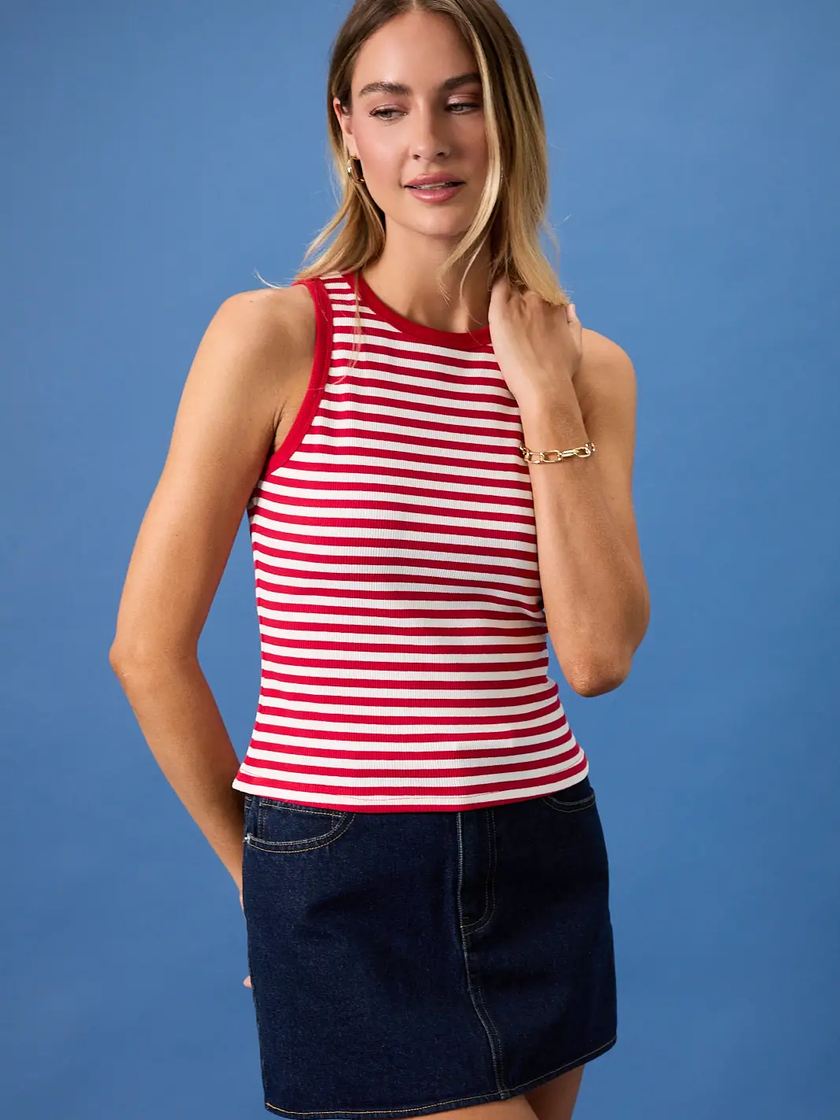 Laura Stripe Tank Top
