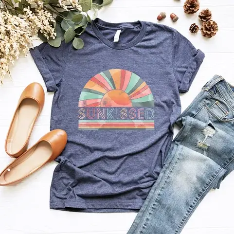 Sunkissed Tee Shirt blue front