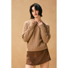 Cable Knit Crew Neck Sweater