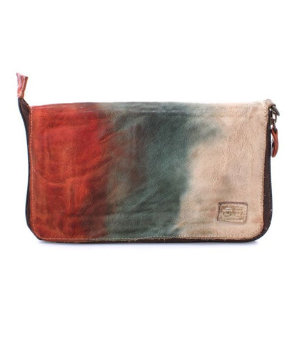 Bed|Stu Templeton II Clutch Wallet | Premium front of Cool Sangria TD