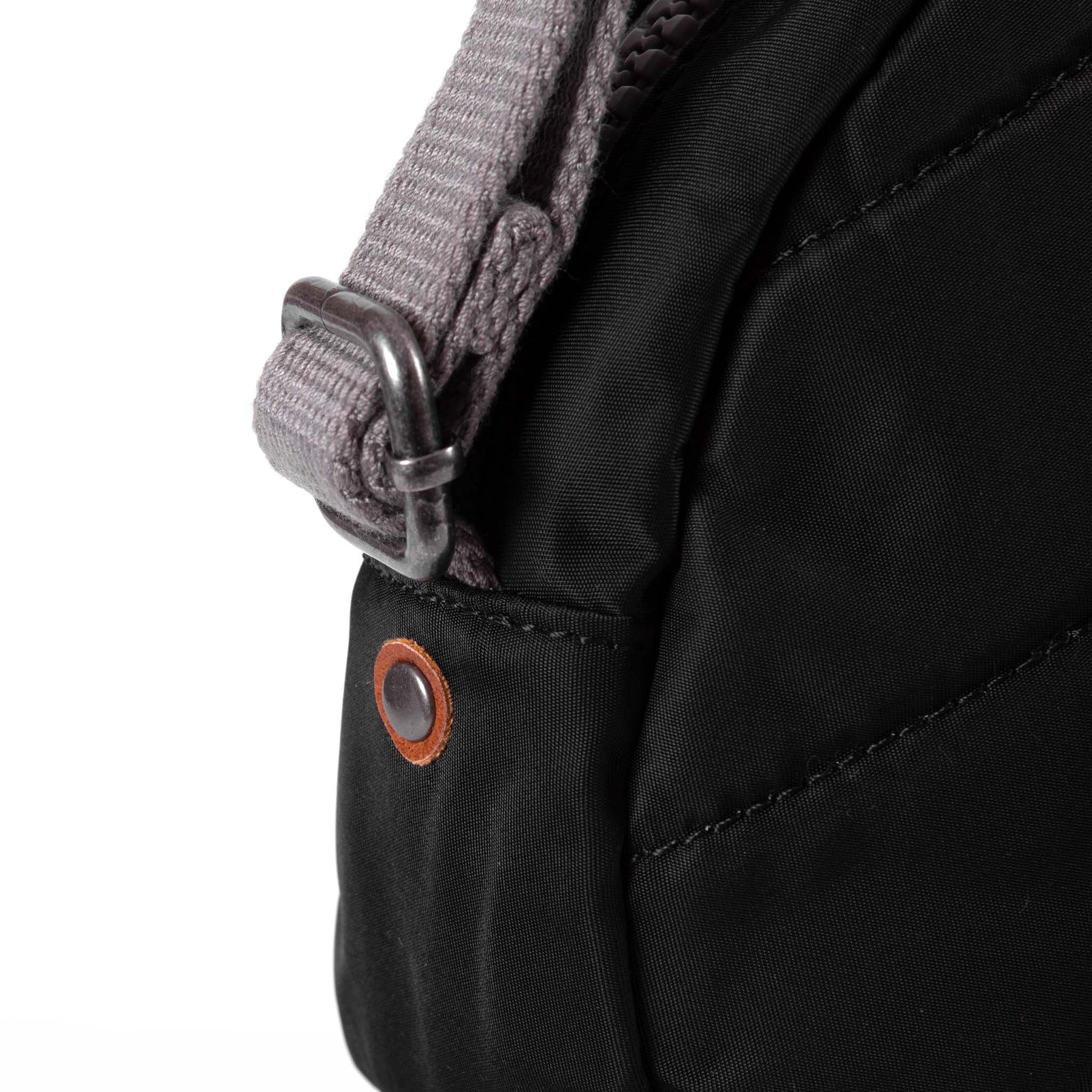 Ori London Paddington B (Nylon) Crossbody Sustainable Bag | strap detail