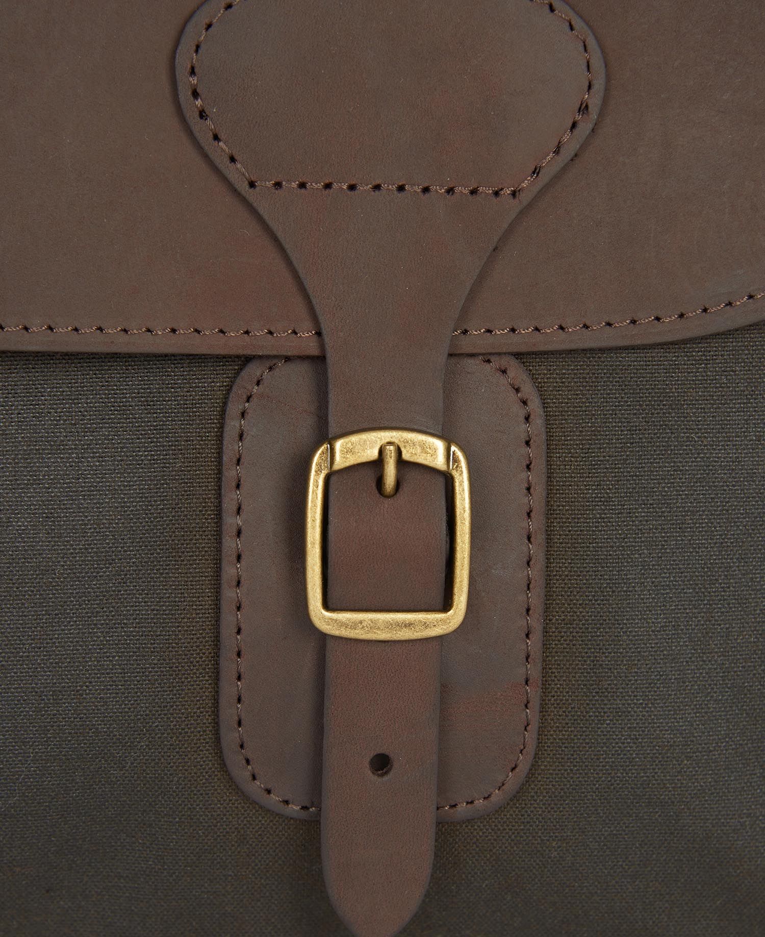 Barbour Wax Leather Briefcase Olive One Size