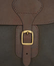 Barbour Wax Leather Briefcase Olive One Size