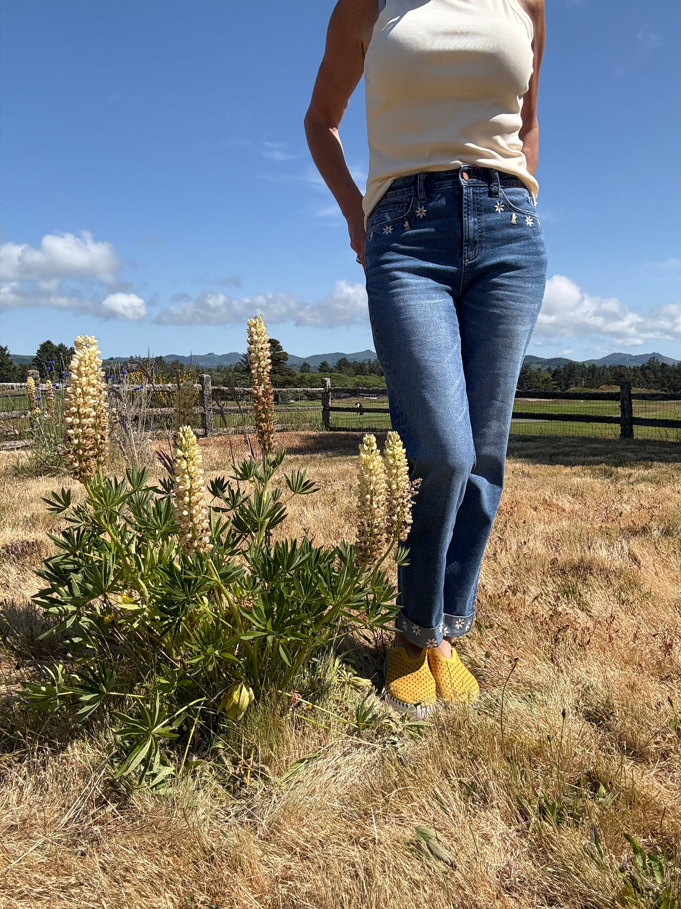 Rachelle’s Garden jeans