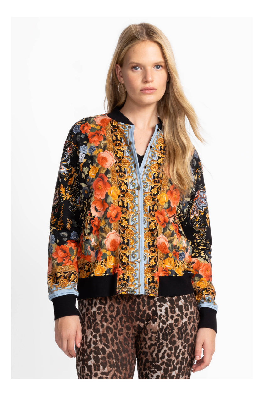 FRENCH TERRY BOMBER JACKET