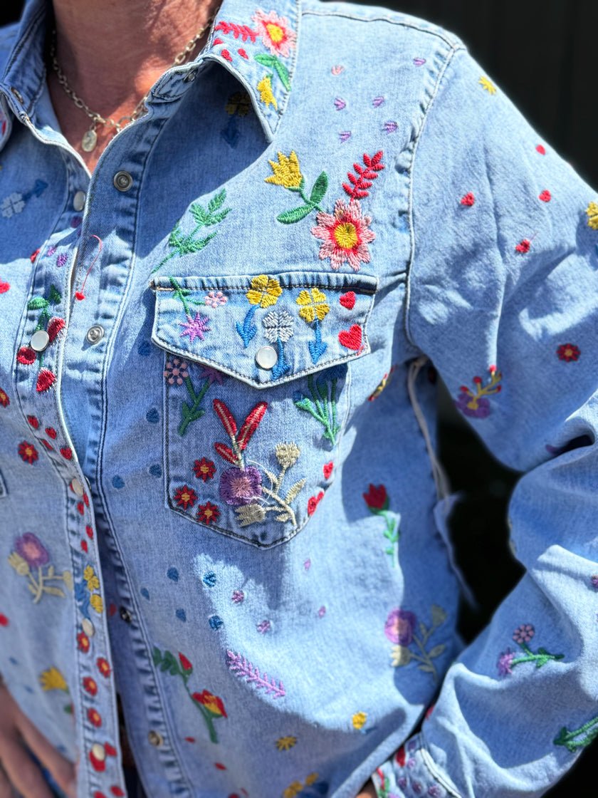 Soleil Prairie Denim Shirt