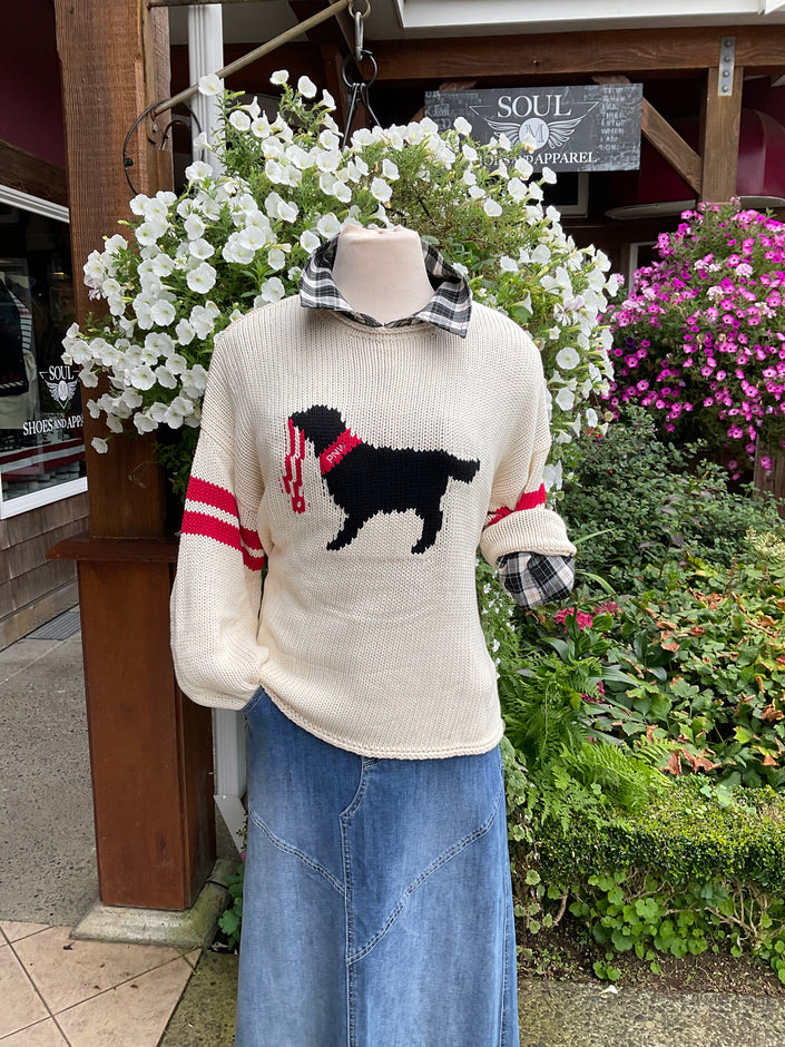 Good Boy Arm Stripe Sweater