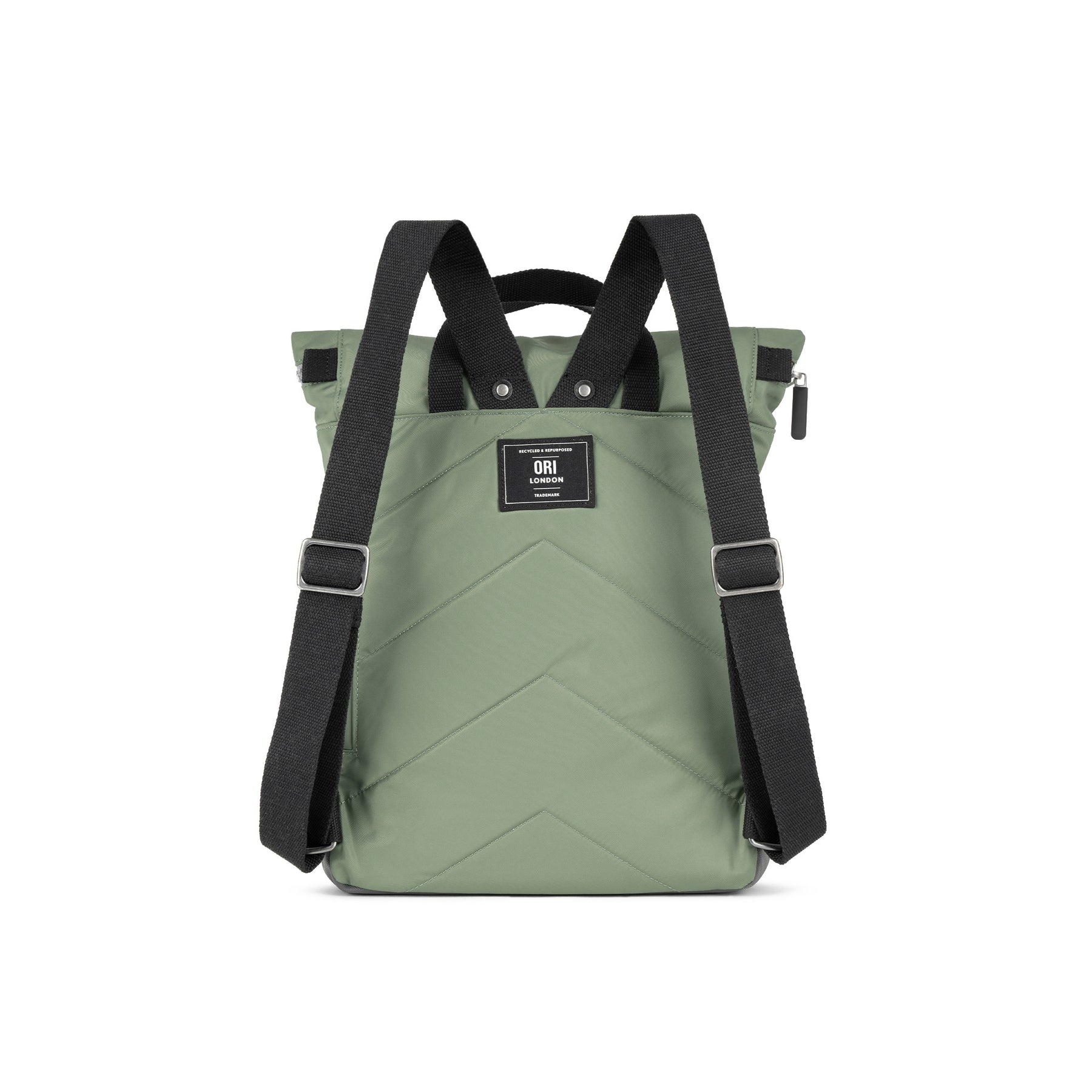 Ori London Black Label Canfield B (Nylon) Medium Bag | granite back