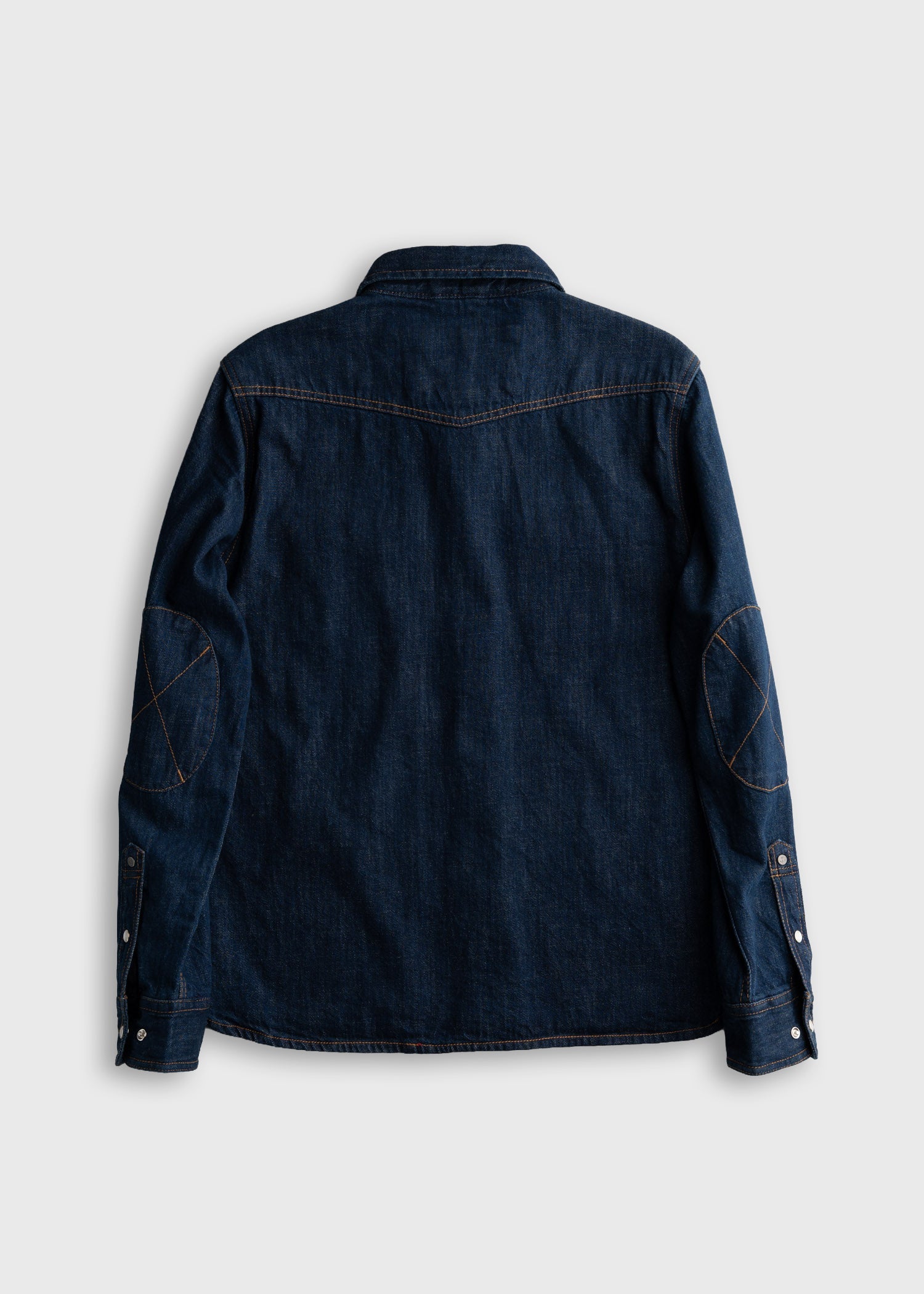 Saddleback Shirt, indigo dye-back