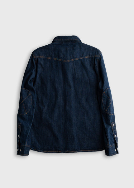 Saddleback Shirt, indigo dye-back
