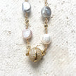 Blush Pearl Choker Gold Pave 16
