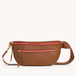 *Charles Crossbody Lrg-Mahogany Pebble