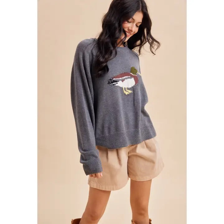 Donella Mallard Duck Sweater