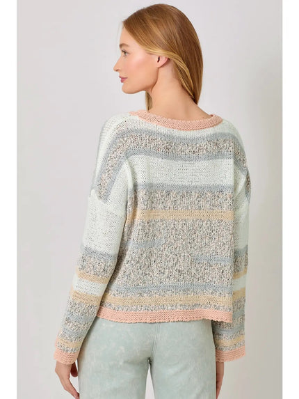 Multi Color Stripe Sweater