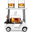 Golf Cart Decanter with 2 Glasses