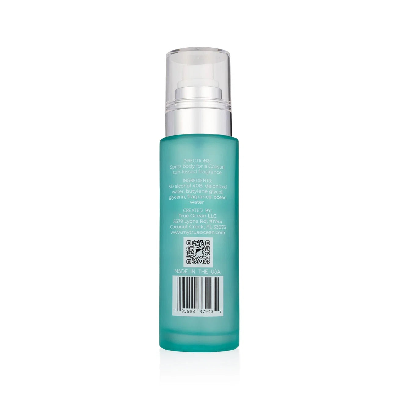 True Ocean Body Spray-ingredients