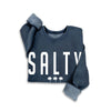 SALTY - GRAPHIC CREW SWEATSHIRT, mineral navy-front