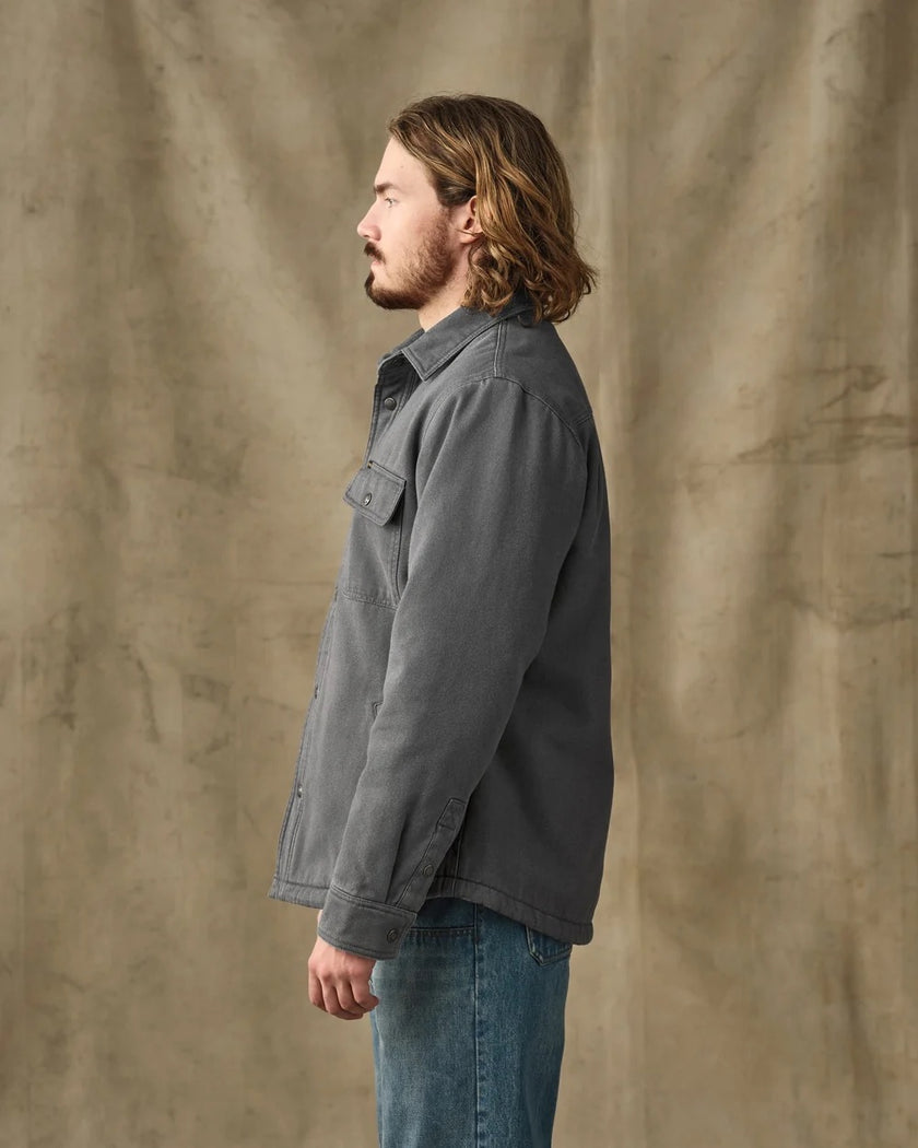 Filson Fleece Lined Jac-Shirt, rockslide gray-side