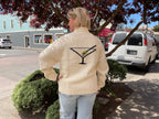 Varsity Chunky Dirty Martini Cardigan