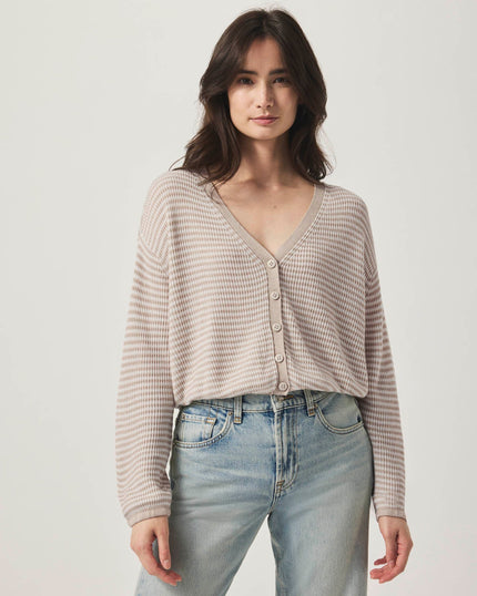 BRI STRIPED CARDIGAN