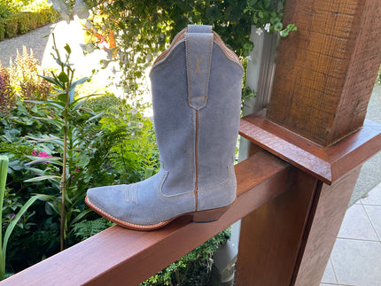 Stepping Out Boot denim blue side