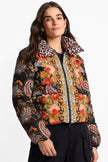 DIAMOND QUILTED CROPPED PUFFER (Reversible)