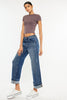 Londyn High Rise Cropped Wide Leg Jean side