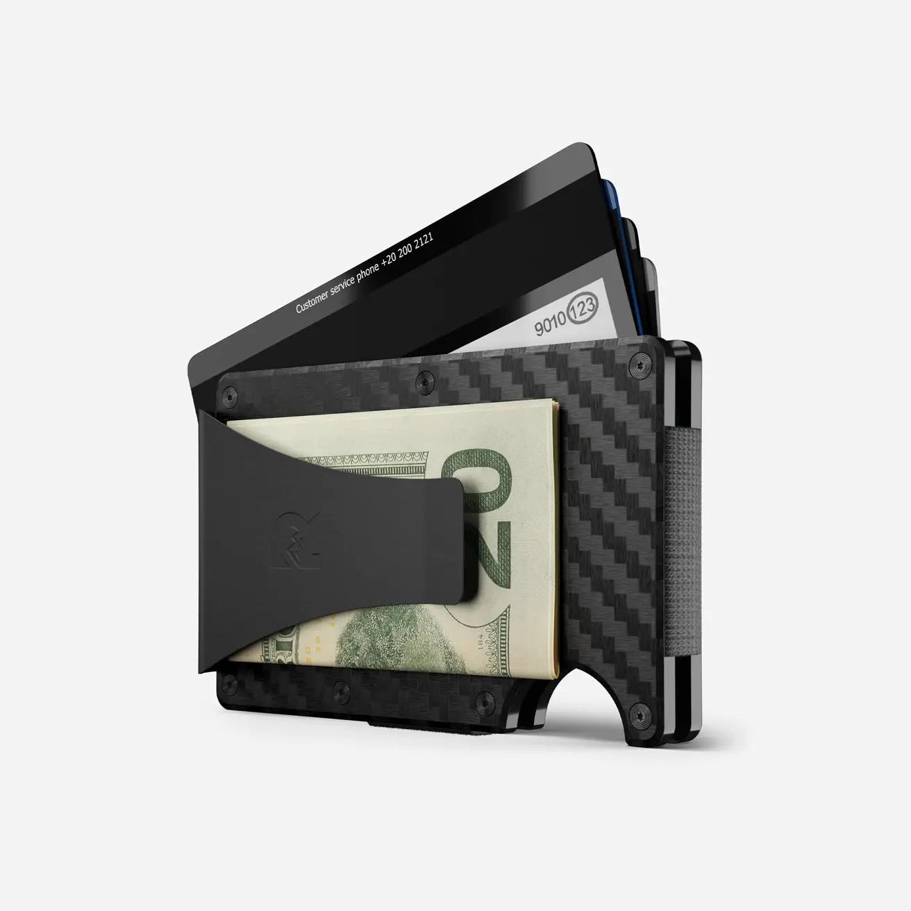 Ridge Wallet | Forged Carbon 3K | Money Clip