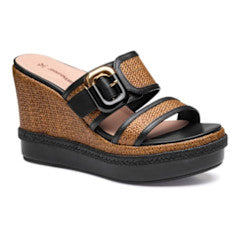 Addison Buckle-Strap Wedge side