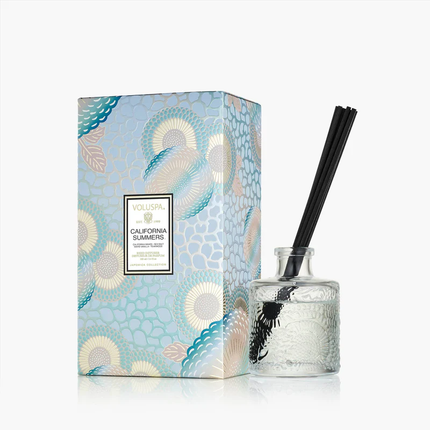 CALIFORNIA SUMMERS REED DIFFUSER with packaging
