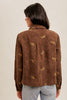 Embroidered Corded Shirt Jacket back