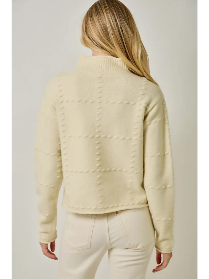 Clarise High Neck Mohair Sweater