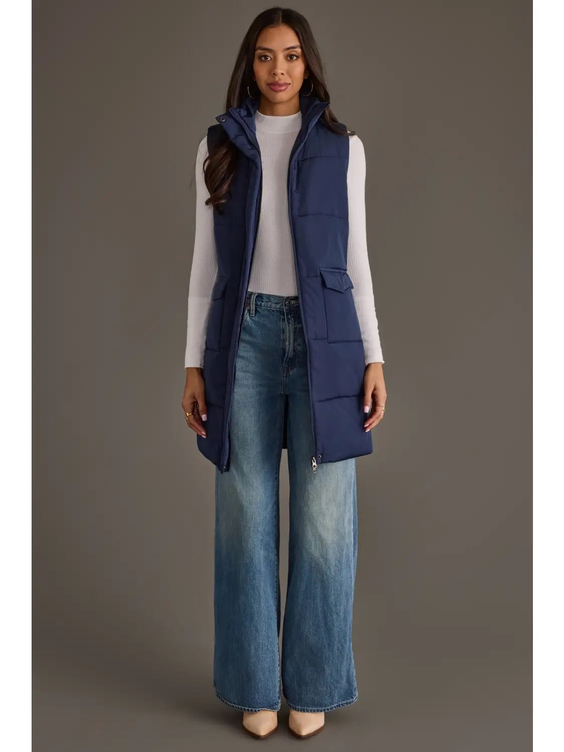 Long Puffer Vest