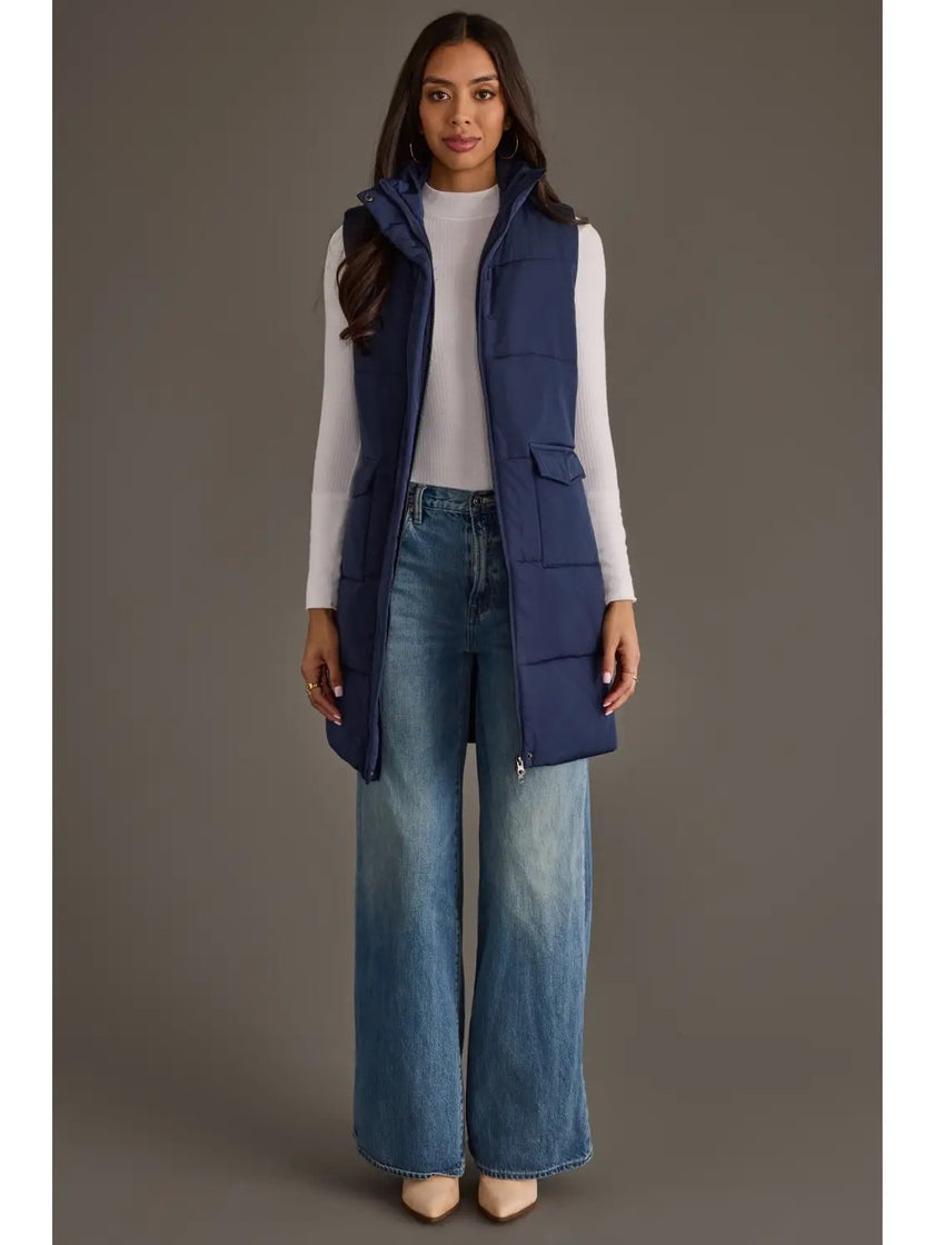 Long Puffer Vest