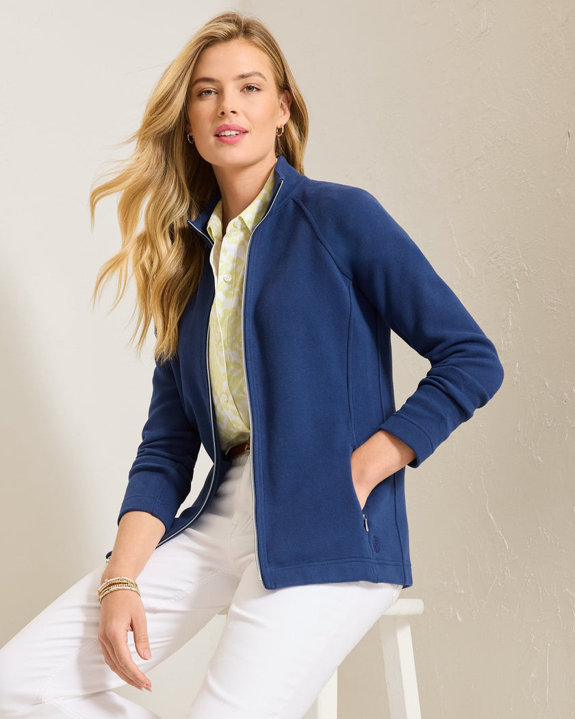 New Aruba Full Zip island navy