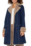 Gwen Sherpa Trimmed Jacket-front