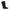 Women's Iconic 3-Layer Suede Fringe Mid-Calf Boot black