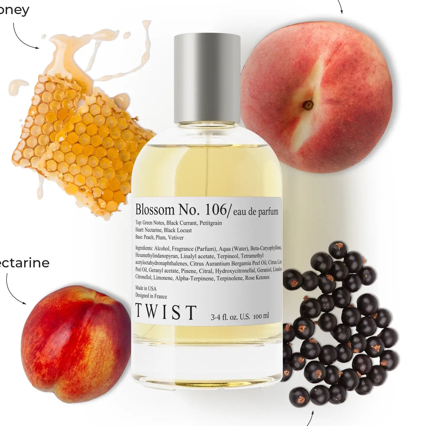 Twist Blossom No.106 - Inspired By J.M. Nectarine & Honey