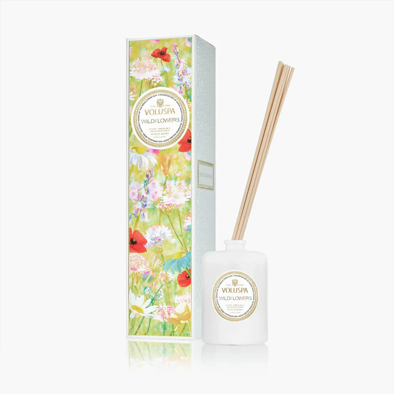 WILDFLOWERS REED DIFFUSER with packaging
