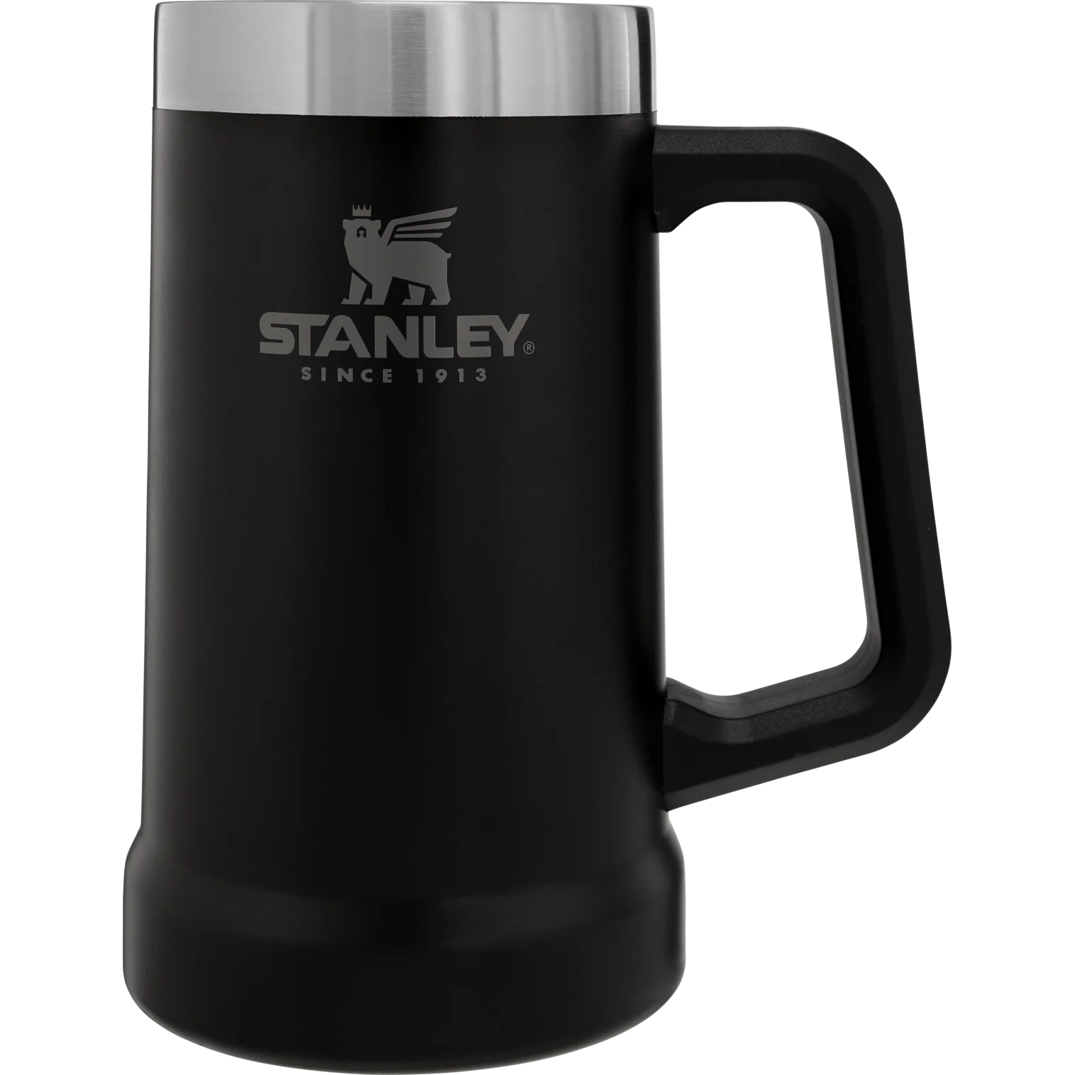 Matte Black ADVENTURE BIG GRIP BEER STEIN | 24 OZ