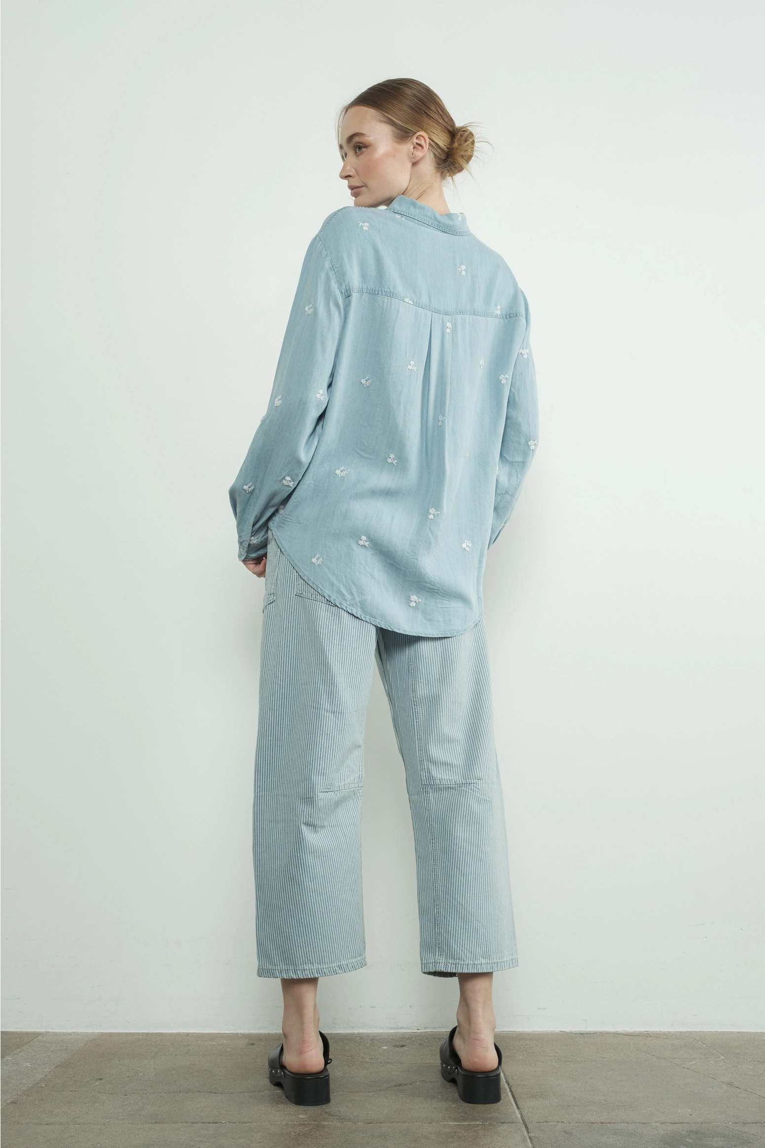Barrel Denim Pants