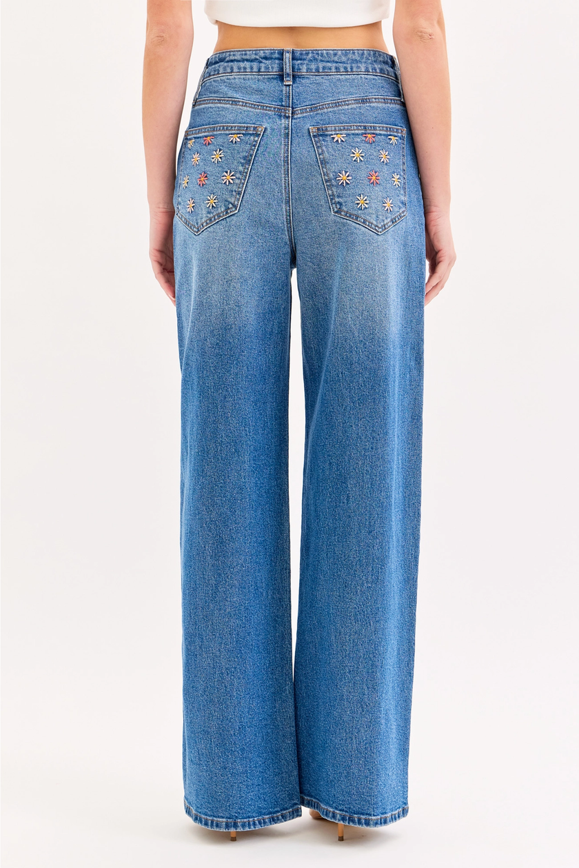 Lucy High Rise Wide Leg-back