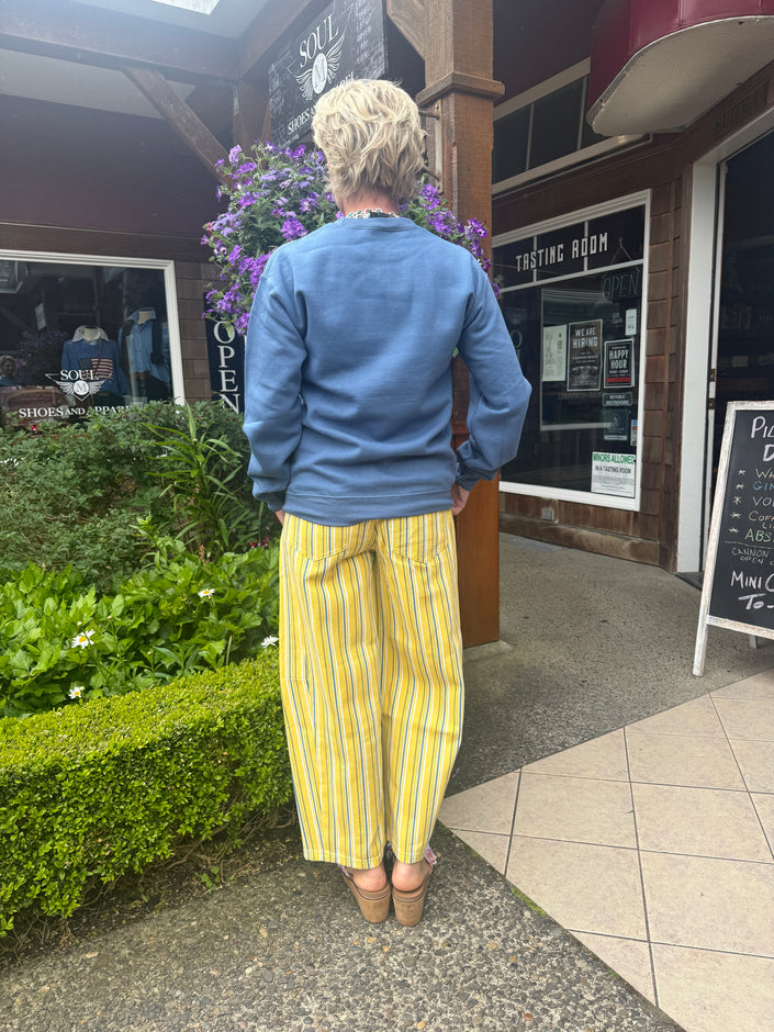Weekend At Cannon Beach Sweatshirt, indigo-back