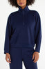 Half Zip Popover Long Sleeve Top