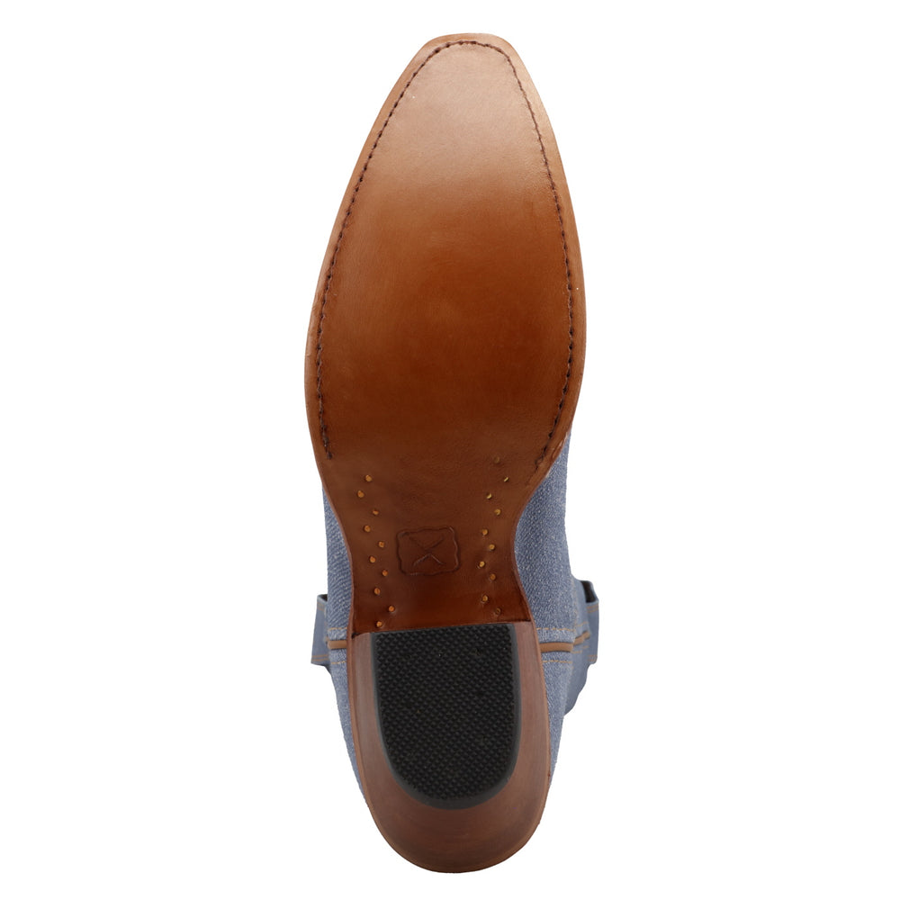 Stepping Out Boot denim blue sole