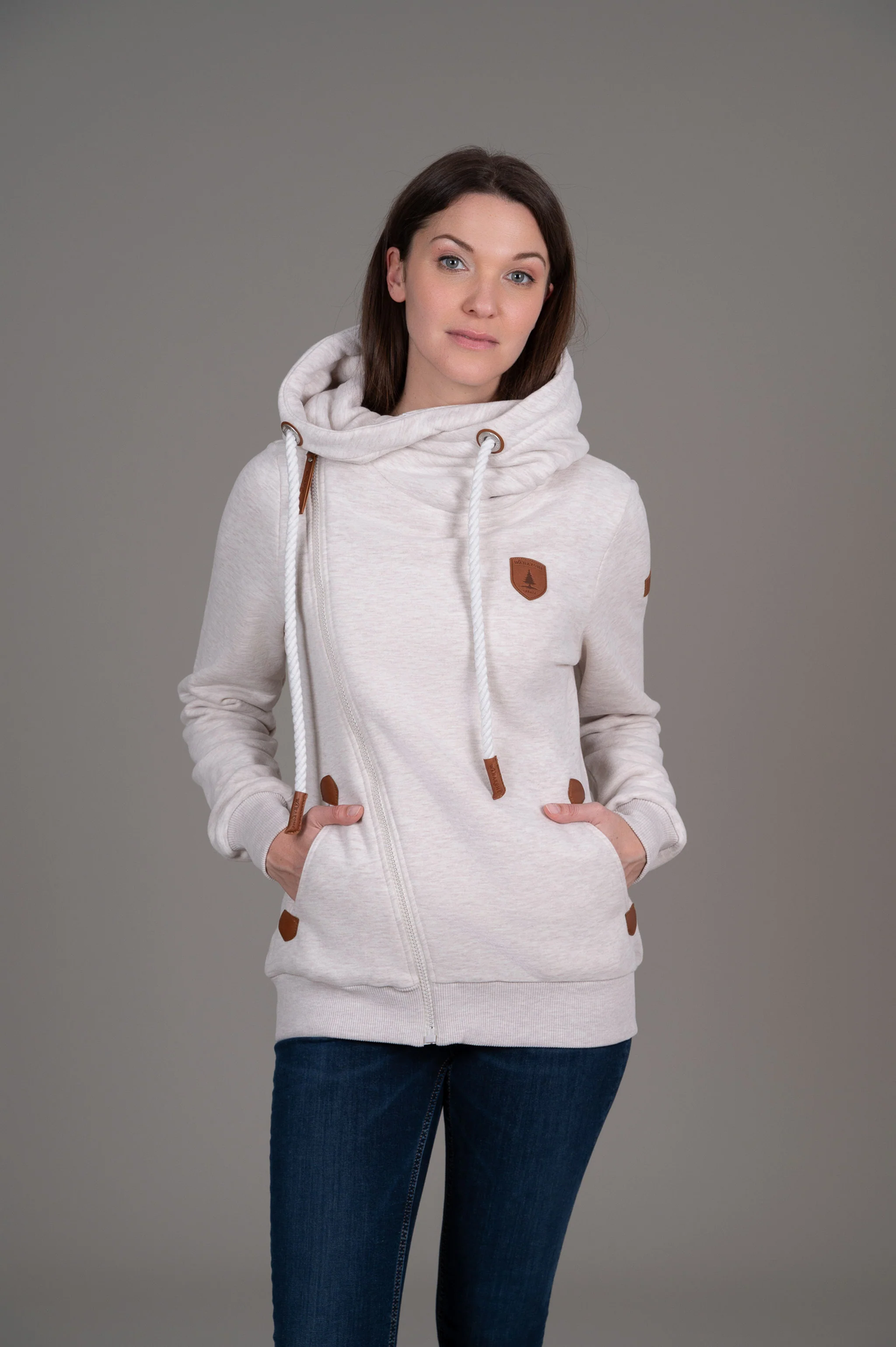 Wanakome Athena Asymmetrical Zip Hoodie