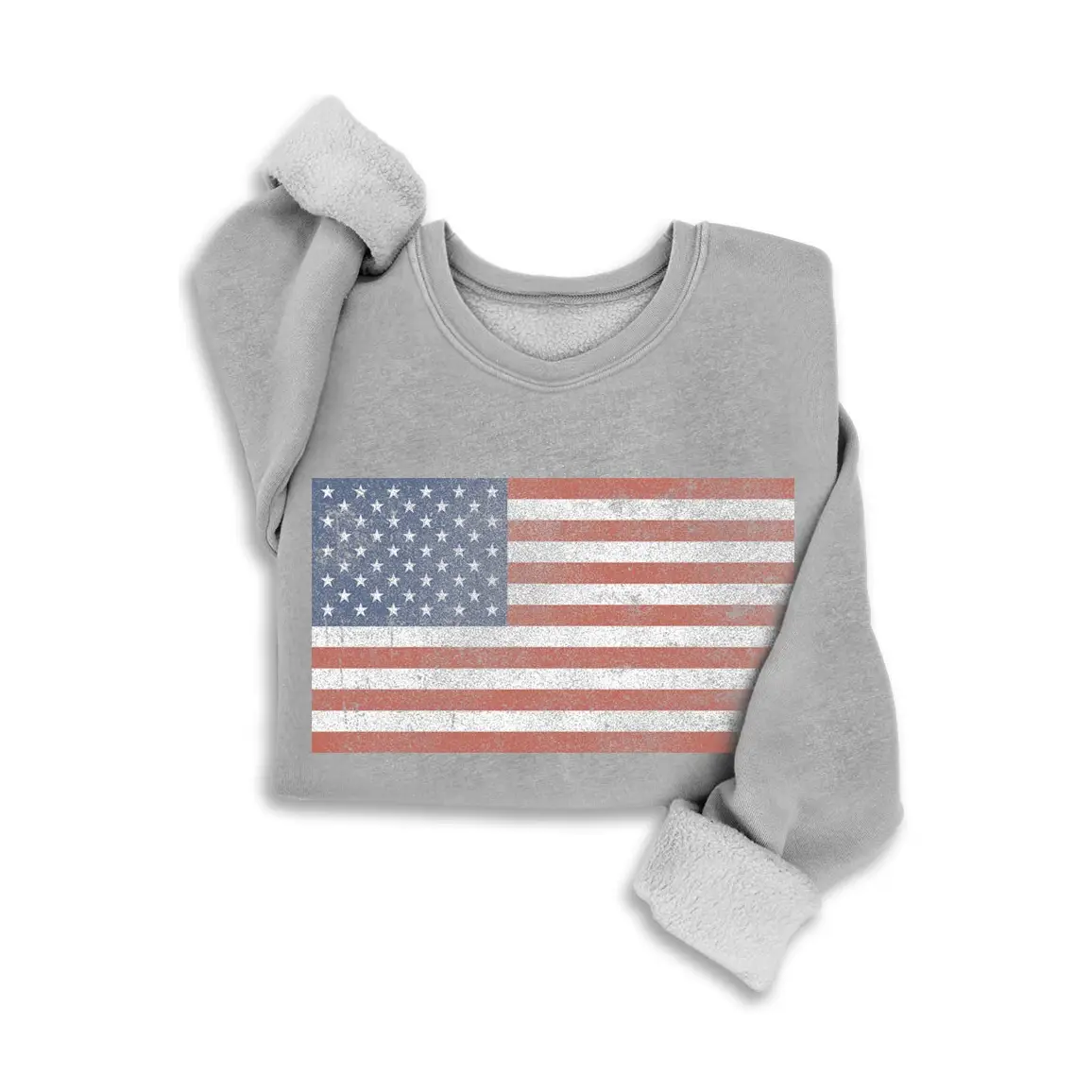Vintage American Flag Sweater